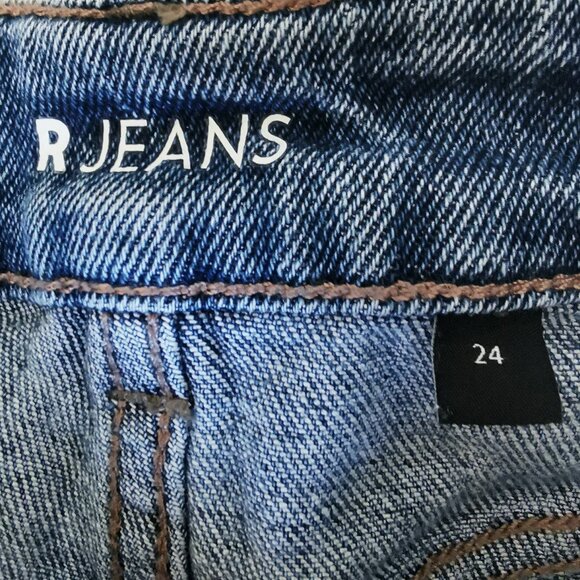 Reitmans Wide Leg Jeans | Medium Wash | Size 24 - Picture 4 of 5